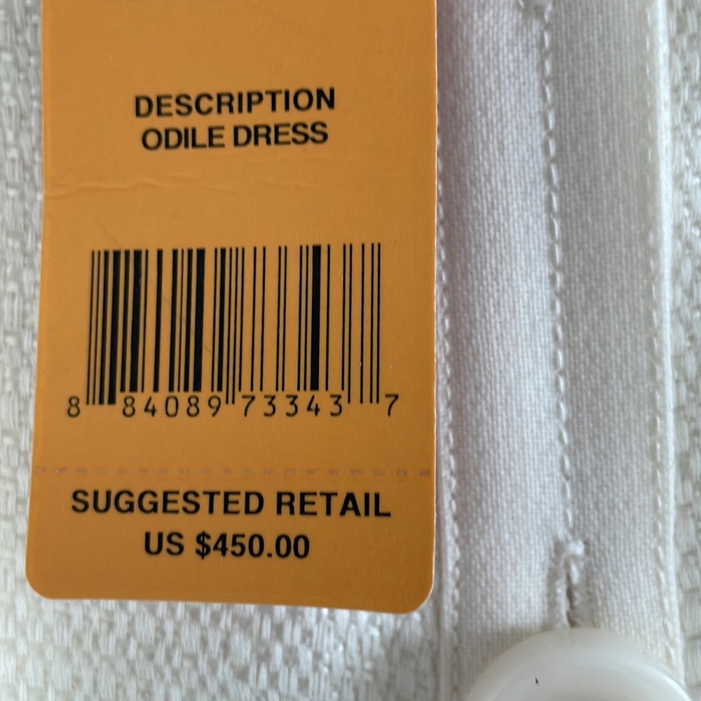 Tory Burch Ivory Sleeveless Button-Front Sheath Dress - Picture 8 of 10
